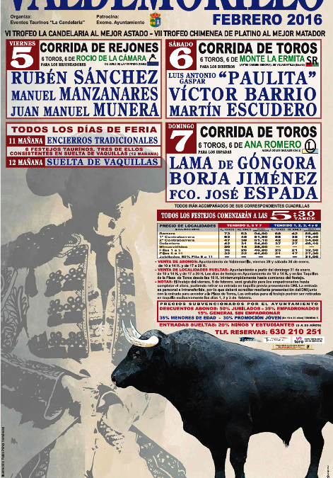 Feria de San Blas this weekend in Valdemorillo